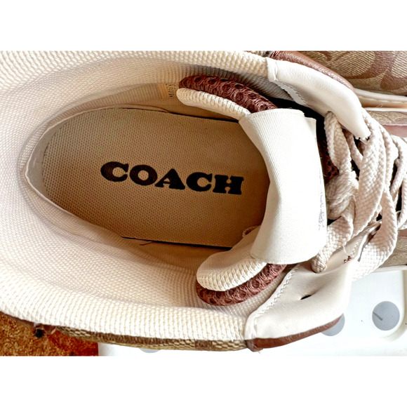 Coach Signature Monogram HighTop sneakers Mens 10.5(44)womens 12 retro classic main image 11